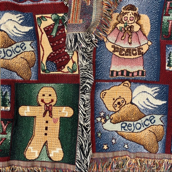 Christmas Woven Tapestry Coat size XL - Picture 11 of 15